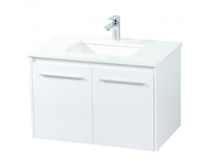 Elegant Bathroom Vanity - White (VF44530MWH)