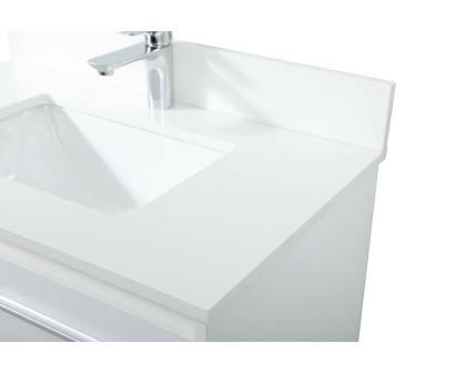 Elegant Bathroom Vanity - White (VF44530MWH-BS)