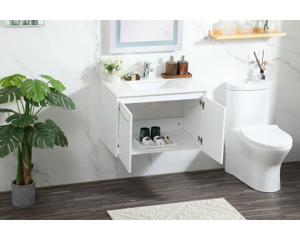 Elegant Bathroom Vanity - White (VF44530MWH-BS)