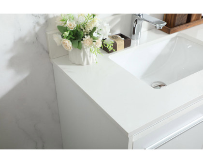 Elegant Bathroom Vanity - White (VF44530MWH-BS)