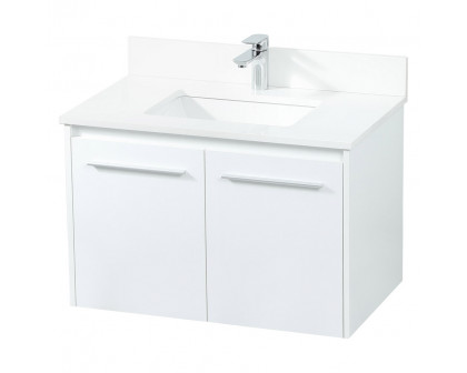 Elegant Bathroom Vanity - White (VF44530MWH-BS)