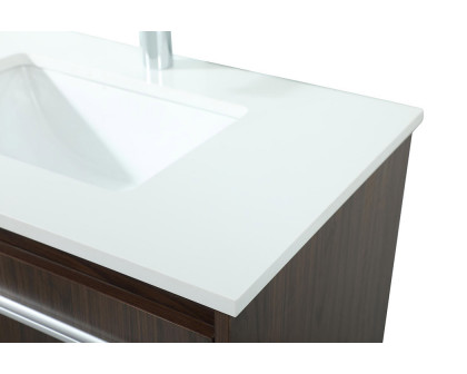 Elegant Bathroom Vanity - Walnut (VF44530MWT)