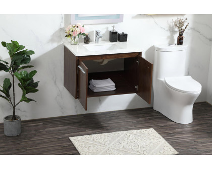 Elegant Bathroom Vanity - Walnut (VF44530MWT)