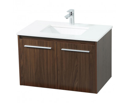 Elegant Bathroom Vanity - Walnut (VF44530MWT)