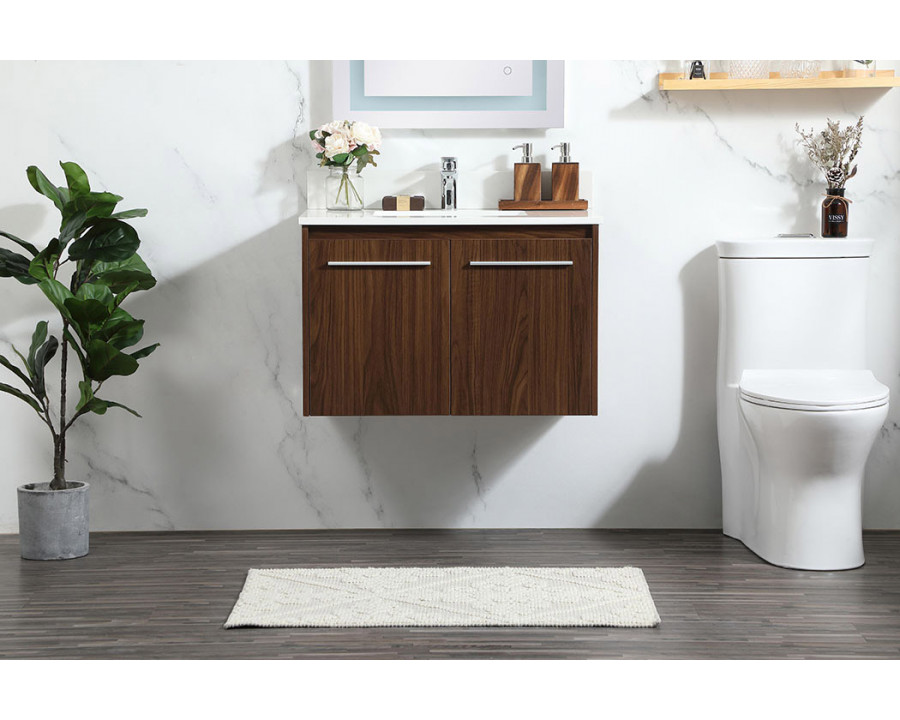 Elegant Bathroom Vanity - Walnut (VF44530MWT-BS)