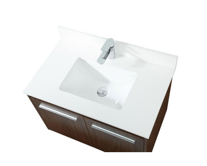 Elegant Bathroom Vanity - Walnut (VF44530MWT-BS)