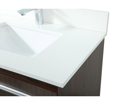 Elegant Bathroom Vanity - Walnut (VF44530MWT-BS)