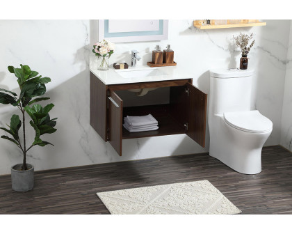 Elegant Bathroom Vanity - Walnut (VF44530MWT-BS)