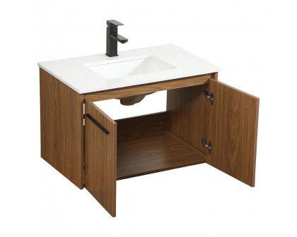 Elegant Bathroom Vanity - Walnut Brown (VF44530WB)