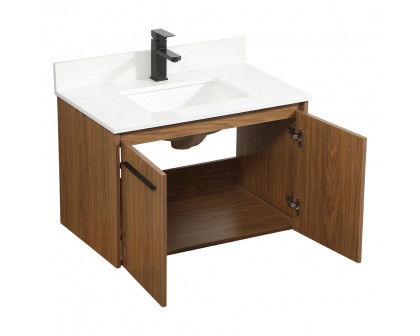 Elegant Bathroom Vanity - Walnut Brown (VF44530WB-BS)