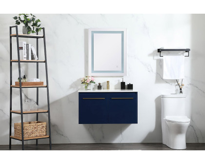 Elegant Bathroom Vanity - Blue (VF44536MBL)