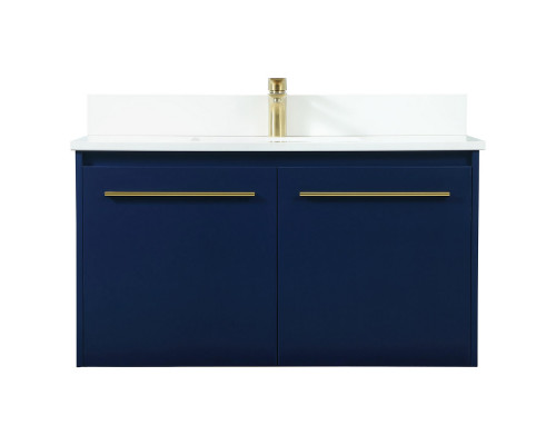 Elegant Bathroom Vanity - Blue (VF44536MBL-BS)