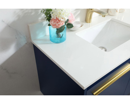 Elegant Bathroom Vanity - Blue (VF44536MBL-BS)