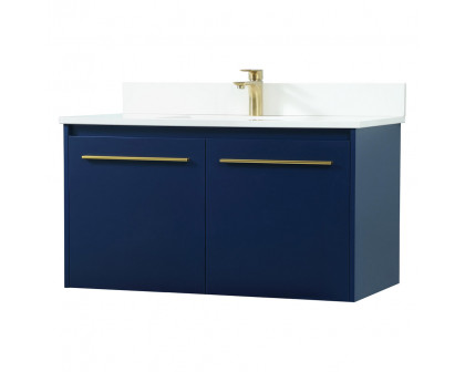 Elegant Bathroom Vanity - Blue (VF44536MBL-BS)