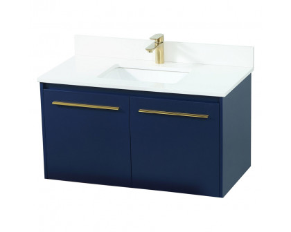 Elegant Bathroom Vanity - Blue (VF44536MBL-BS)