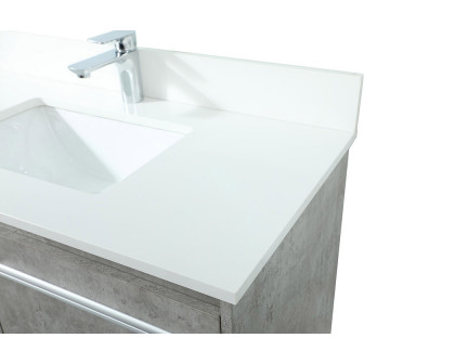 Elegant Bathroom Vanity - Concrete Gray (VF44536MCG-BS)