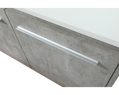 Elegant Bathroom Vanity - Concrete Gray (VF44536MCG-BS)