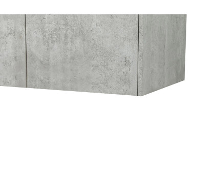 Elegant Bathroom Vanity - Concrete Gray (VF44536MCG-BS)