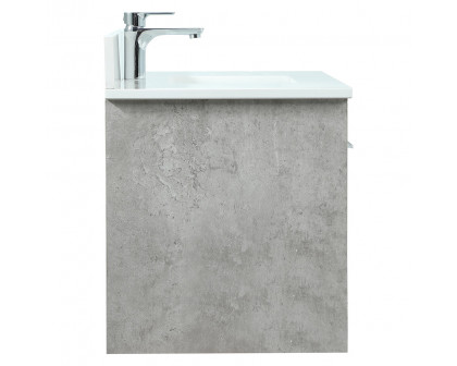 Elegant Bathroom Vanity - Concrete Gray (VF44536MCG-BS)