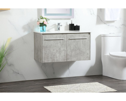 Elegant Bathroom Vanity - Concrete Gray (VF44536MCG-BS)