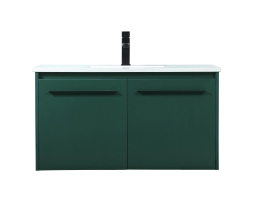 Elegant Bathroom Vanity - Green (VF44536MGN)