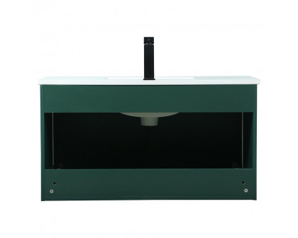 Elegant Bathroom Vanity - Green (VF44536MGN)