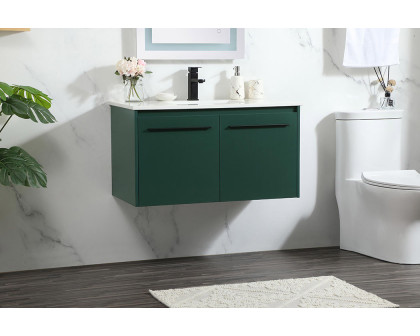 Elegant Bathroom Vanity - Green (VF44536MGN)