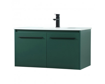 Elegant Bathroom Vanity - Green (VF44536MGN)