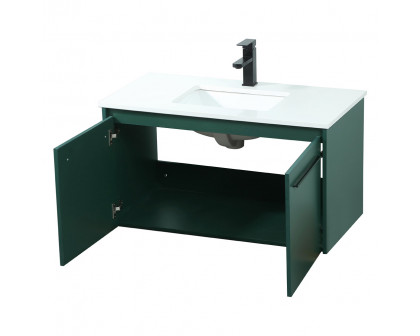 Elegant Bathroom Vanity - Green (VF44536MGN)