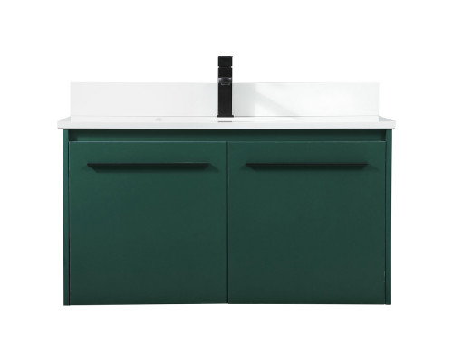 Elegant Bathroom Vanity - Green (VF44536MGN-BS)