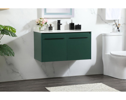 Elegant Bathroom Vanity - Green (VF44536MGN-BS)