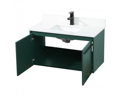 Elegant Bathroom Vanity - Green (VF44536MGN-BS)