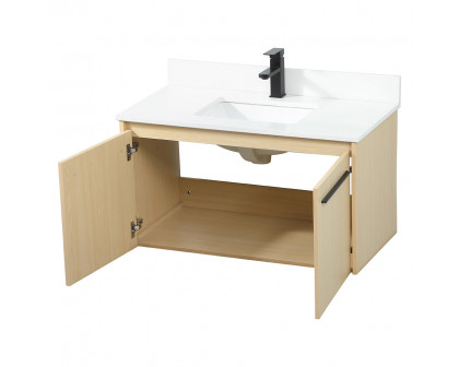 Elegant Bathroom Vanity - Maple (VF44536MMP-BS)