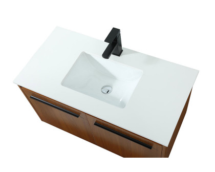 Elegant Bathroom Vanity - Teak (VF44536MTK)