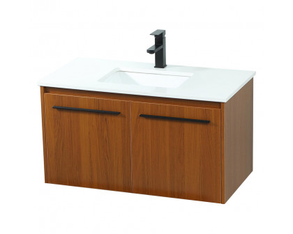 Elegant Bathroom Vanity - Teak (VF44536MTK)