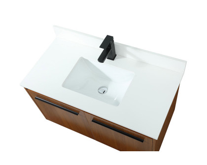 Elegant Bathroom Vanity - Teak (VF44536MTK-BS)