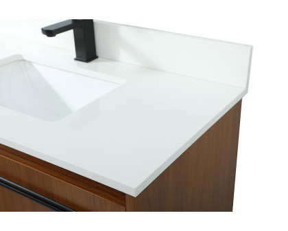 Elegant Bathroom Vanity - Teak (VF44536MTK-BS)