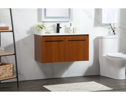 Elegant Bathroom Vanity - Teak (VF44536MTK-BS)