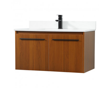 Elegant Bathroom Vanity - Teak (VF44536MTK-BS)