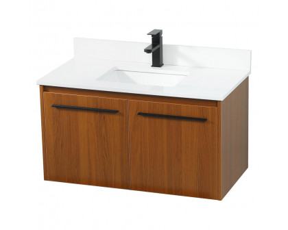 Elegant Bathroom Vanity - Teak (VF44536MTK-BS)