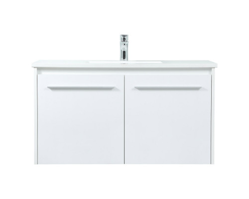 Elegant Bathroom Vanity - White (VF44536MWH)