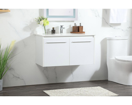 Elegant Bathroom Vanity - White (VF44536MWH)