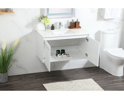 Elegant Bathroom Vanity - White (VF44536MWH)