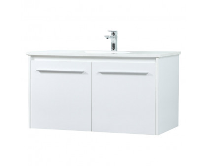 Elegant Bathroom Vanity - White (VF44536MWH)