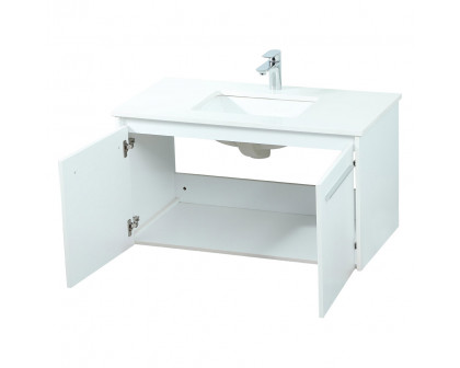 Elegant Bathroom Vanity - White (VF44536MWH)