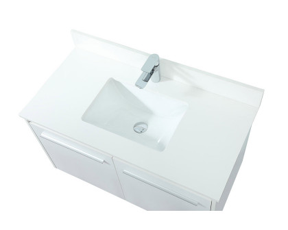 Elegant Bathroom Vanity - White (VF44536MWH-BS)