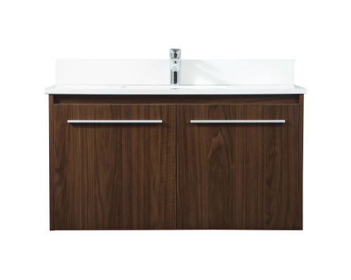 Elegant Bathroom Vanity - Walnut (VF44536MWT-BS)