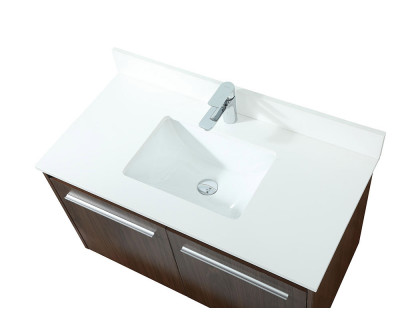 Elegant Bathroom Vanity - Walnut (VF44536MWT-BS)