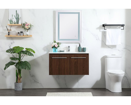 Elegant Bathroom Vanity - Walnut (VF44536MWT-BS)