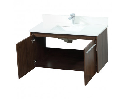 Elegant Bathroom Vanity - Walnut (VF44536MWT-BS)